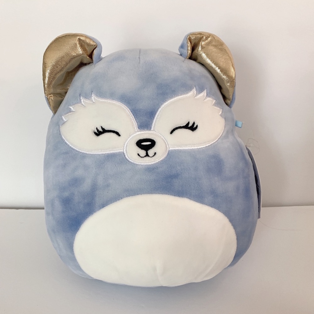 Squishmallows 8” Melani the Blue Snow Fox 2021 Limited Edition NWT